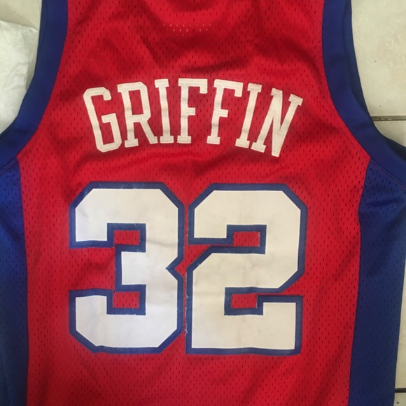 Men’s Vintage Blake Griffin 32 Red Adidas Jersey Los Angeles Clippers Sz Small - Picture 12 of 16